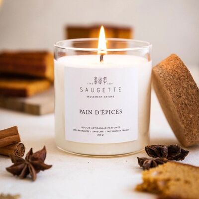 Gingerbread - Handmade candle scented with natural soy wax