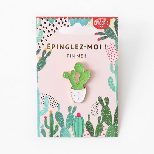 Broche pin's émaillé Cactus (240056)