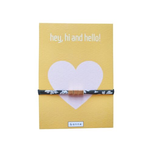 card - hey, hi and hello