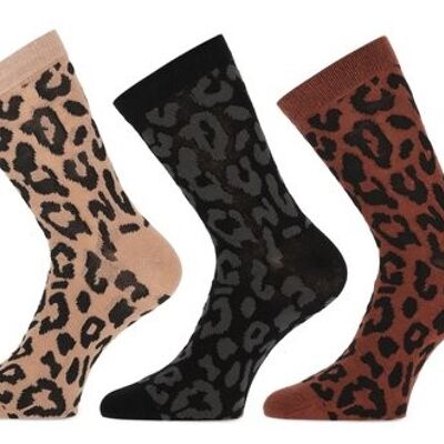 Women's sock 3-pack | Price per 18 pair | 2.99 per pair | Print | size 36-42