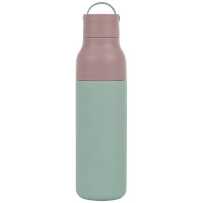 Botella de agua activa 500ml - Menta y rosa