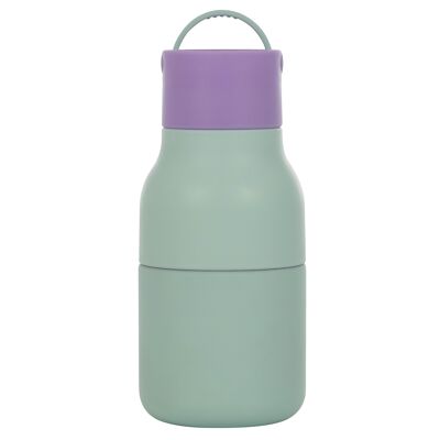 Botella de agua activa 250ml - Menta y lila