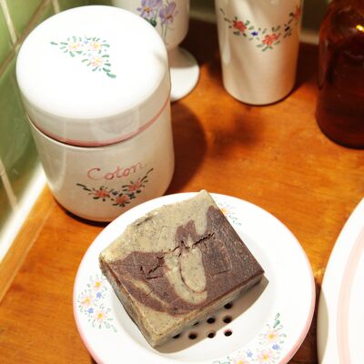 Savon surgras exfoliant au marc de café, Mamounette