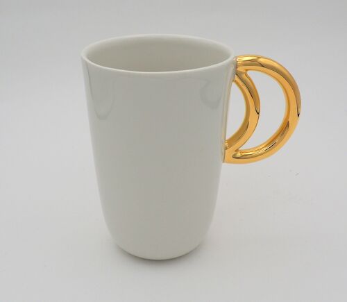 Luna - Porcelain Mug Gold