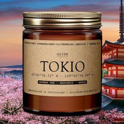 Tokyo Candle - Green Tea | cashmere | ambergris