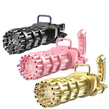 T2137-001 Pistolet à bulles Gatling Rose 2