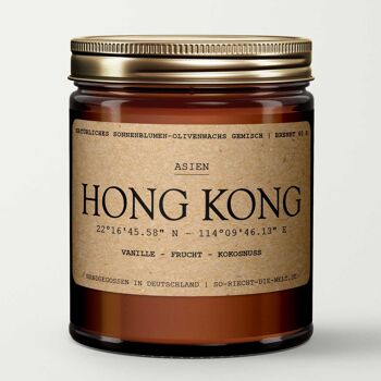 Bougie Hong Kong - Vanille | fruits | noix de coco 4