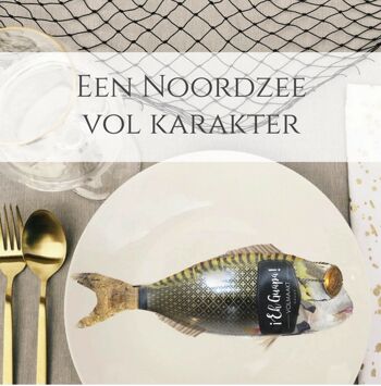 Een Noordzee vol karakter - set van 6 dinerborden 1