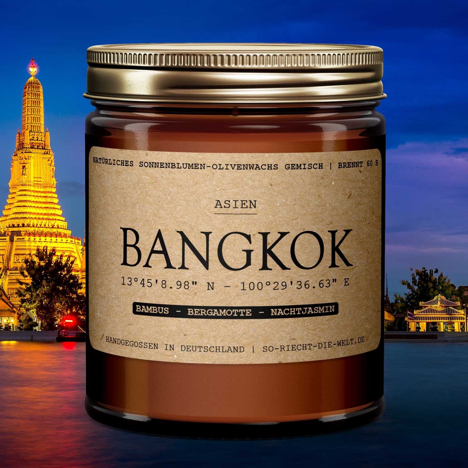 Bangkok scented candle - bamboo | bergamot | night jasmine