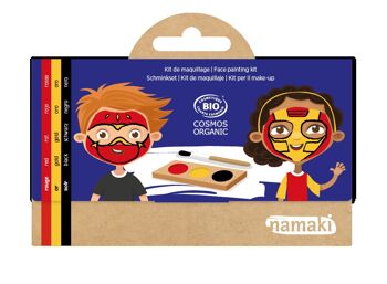 Kit de maquillage 3 couleurs « Ninja & Super-héros » COSMOS** 1