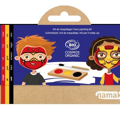 COSMOS** Kit de maquillaje de 3 colores “Ninja & Superhéroes”