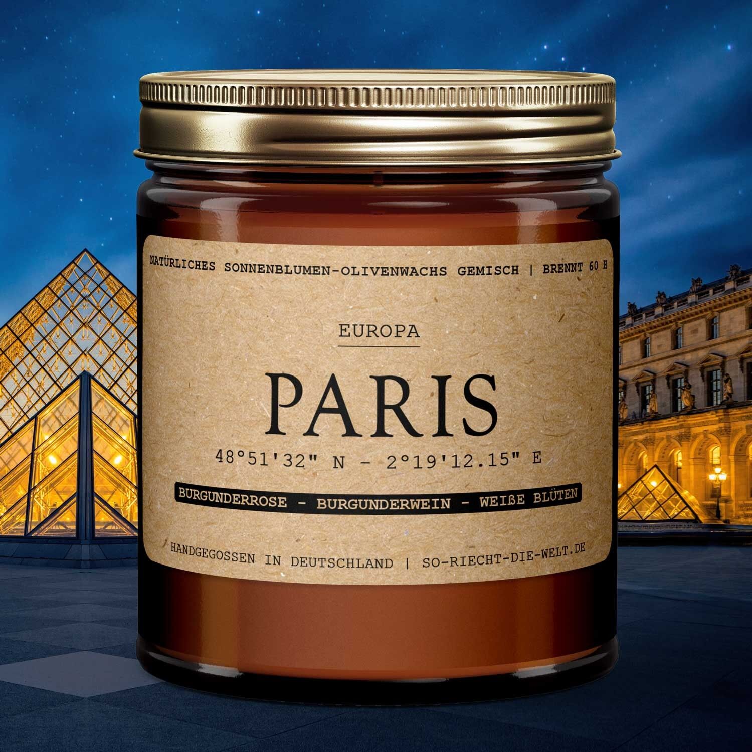 Candela Paris - Rosa Borgogna | Vino di Borgogna | fiori bianchi