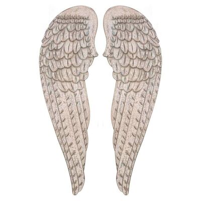 WHITE ANGEL WINGS EVEJEC SET 2 PIECES 32x4x103h cm reference:17587