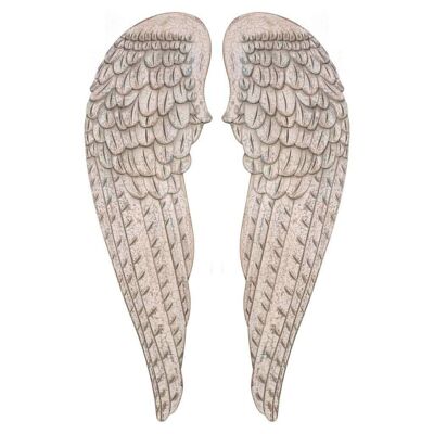 WHITE ANGEL WINGS EVEJEC SET 2 PEZZI 32x4x103h cm referenza:17587