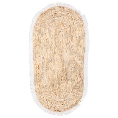 Handmade woven natural fiber rug reference: 20303