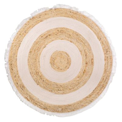 Handmade woven natural fiber rug reference: 20293