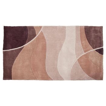 TAPIS CHEVEUX HAUTS TONS BRUNS 1,1 CM 160x230 cm référence:13567 1