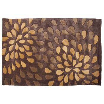 TAPIS CHEVEUX HAUTS TONS VERTS 1,1 CM 120x170 cm reference:13569 1