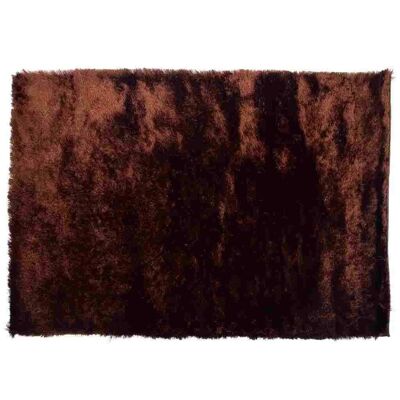 ALFOMBRA UNICOLOR MARRON PELO ALTO 3CM 120x170 cm referencia:13557