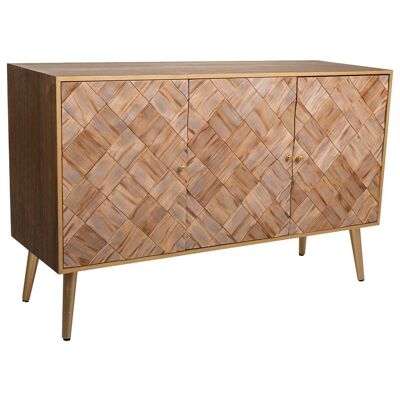 WOODEN SIDEBOARD 3 DOORS 120x41.5x71h cm reference:22003