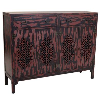 WOODEN SIDEBOARD WITH DOORS AND DRAWERS 136x36x106h cm reference:20932
