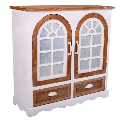 WOODEN SIDEBOARD WITH 2 DOORS AND 2 DRAWERS 90x35x90h cm reference:21812