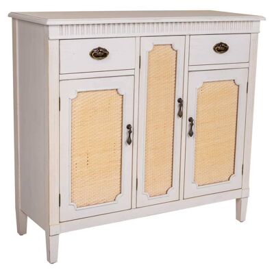 WOODEN SIDEBOARD WITH 3 DOORS AND 2 DRAWERS 95x36x88h cm reference:23825
