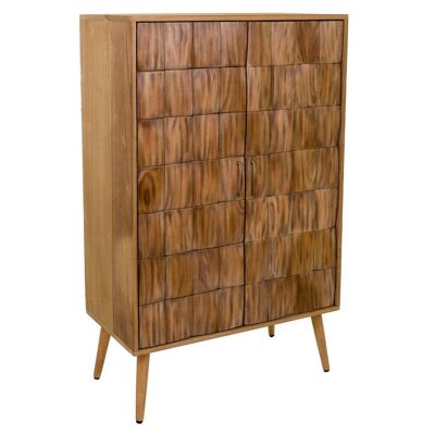 WOODEN BOTTLE CABINET 76x42x125h cm reference:19825