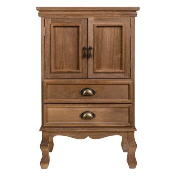 ARMOIRE EN BOIS AVEC 2 TIROIRS ET 2 PORTES 50x30x80h cm référence : 20323 3