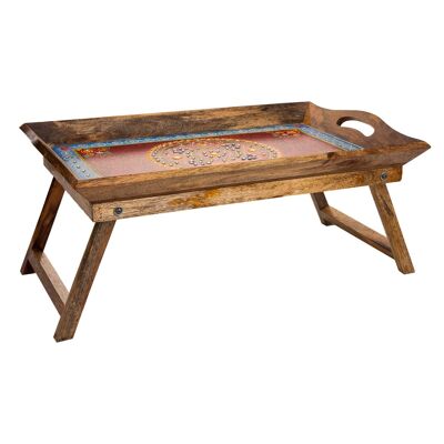 Handcrafted painted wooden tray reference: 22185