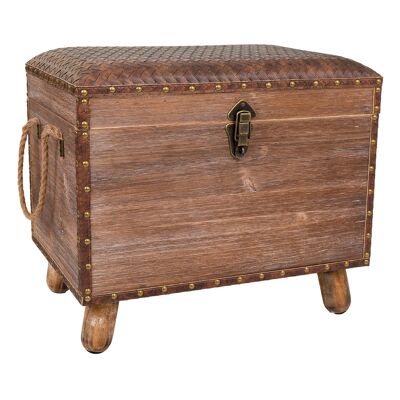 Wooden chest bench reference: 21263