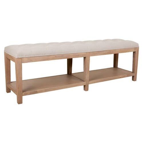 BANQUETA DE MADERA BEIGE 150x38x51h cm referencia:23790