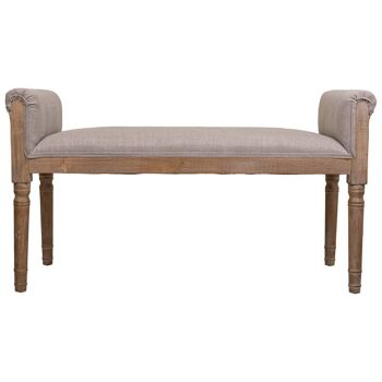 BANC EN BOIS REMBOURRÉ 108x41x46/59h cm référence:23816 2