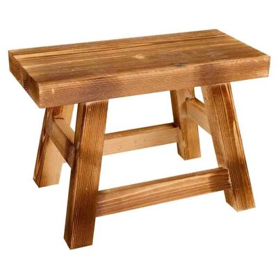 WOODEN STOOL 31.5x14.5x21.5h cm reference:19461