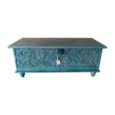 Handcrafted finish trunk reference: 23944
