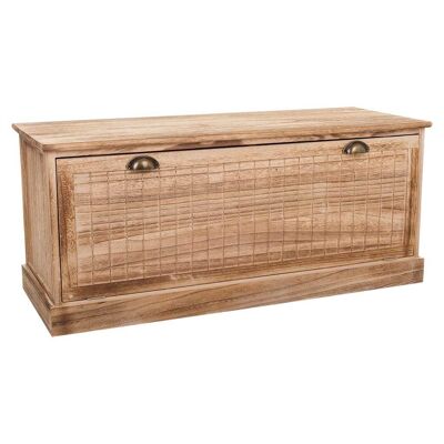 WOODEN TRUNK 104x40x45h cm reference: 21512