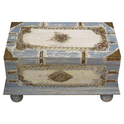 Wooden trunk handcrafted finish reference: 23399