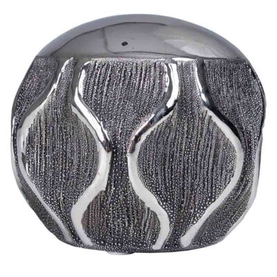 Black and silver porcelain ball reference: 17693