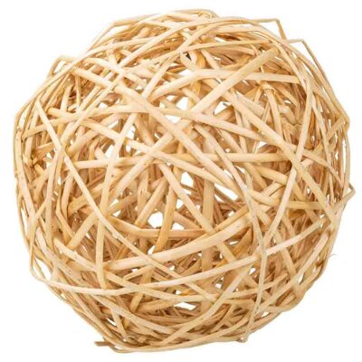 Natural wicker decoration ball reference: 18010