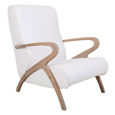 UPHOLSTERED WOODEN ARMCHAIR 57x55x33/85h cm reference:23813