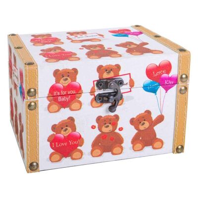Teddy bear jewelry box reference: 18500