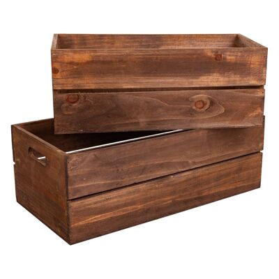 Wooden boxes set 2 pcs reference: 21995