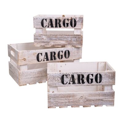 Wooden boxes set 3 pcs reference: 21988