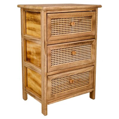 Wooden chest of drawers 3 drawers reference: 22101