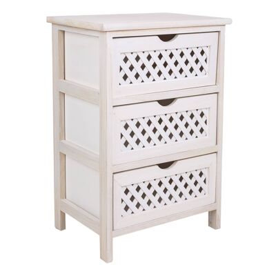 Wooden chest of drawers 3 drawers reference: 22116