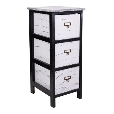 Wooden chest of drawers 3 drawers reference: 22113