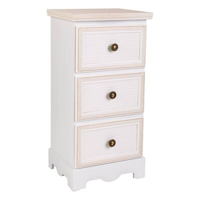 Wooden chest of drawers with 3 drawers reference: 22548