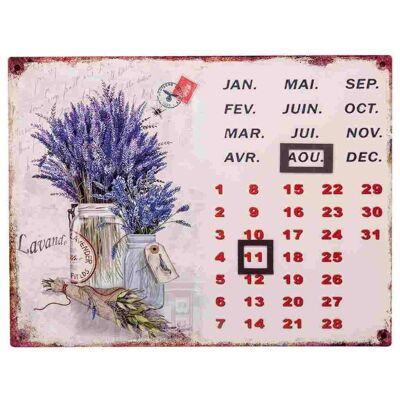 Kalenderreferenz aus Metall: 15215