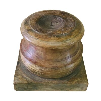 Handmade wooden candlestick reference: 22750