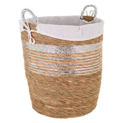Lined natural fiber basket reference: 21758